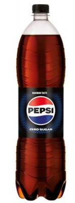 Üdítőital, szénsavas, 1,5 l, PEPSI "Cola Zero"