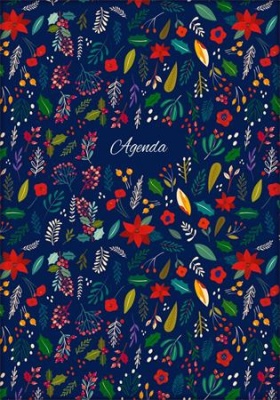 Naptár, tervező, A5, heti, DAYLINER, "Colors", Folk