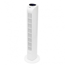Oszlopventilátor, távirányítóval, 78 cm, 45 W, HOME, fehér